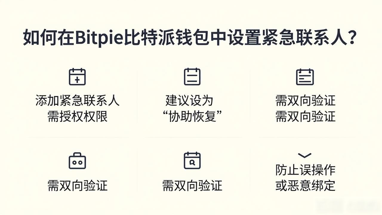 如何在Bitpie比特派钱包中设置紧急联系人？_Bitpie钱包紧急联系人设置_数字资产账户安全兜底方案