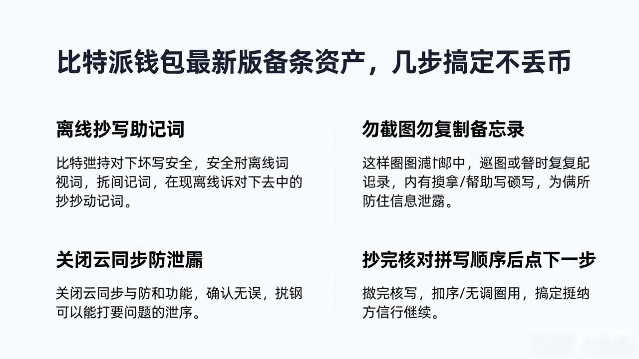 比特派钱包最新版备份资产，几步搞定不丢币