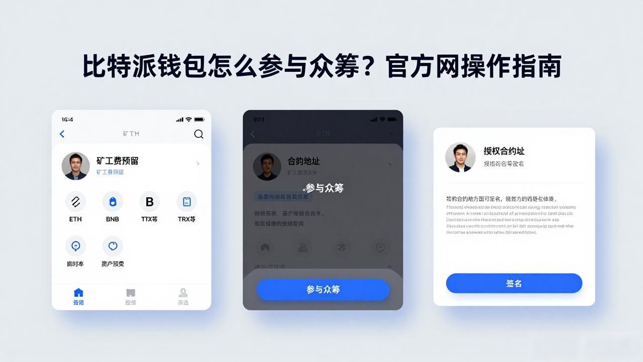 比特派钱包怎么参与众筹？官方网操作指南