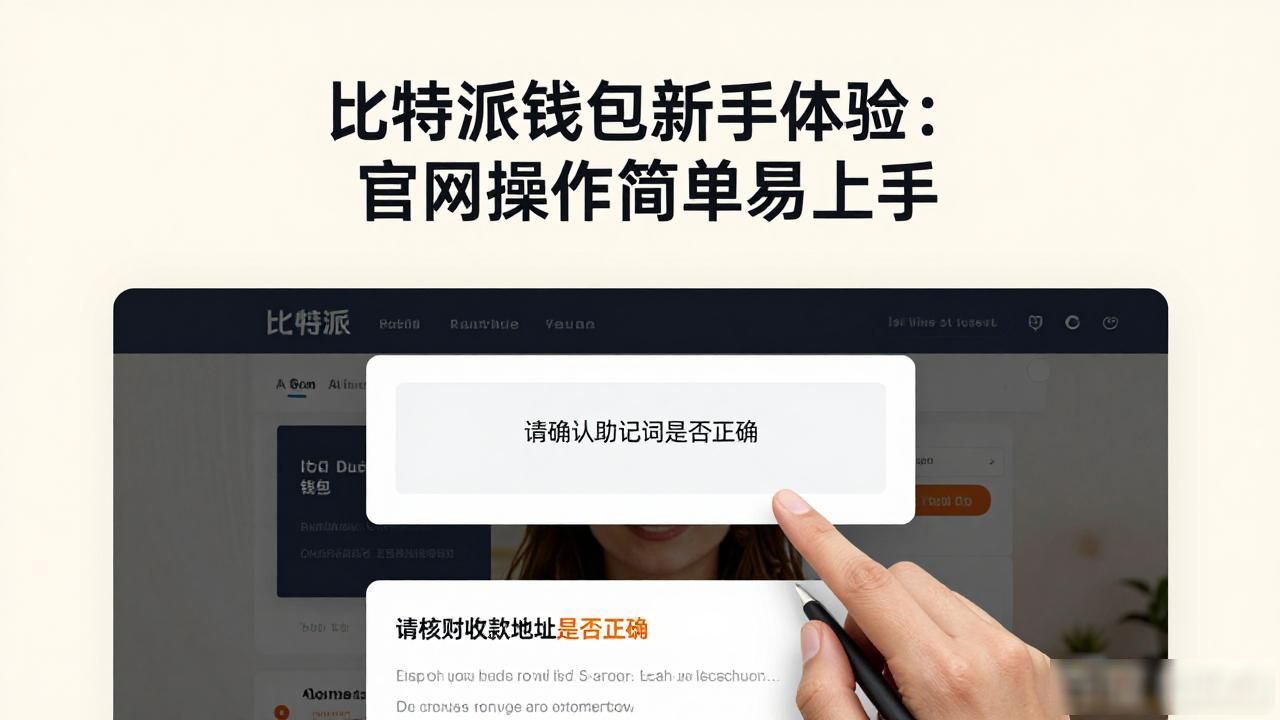比特派钱包新手体验：官网操作简单易上手