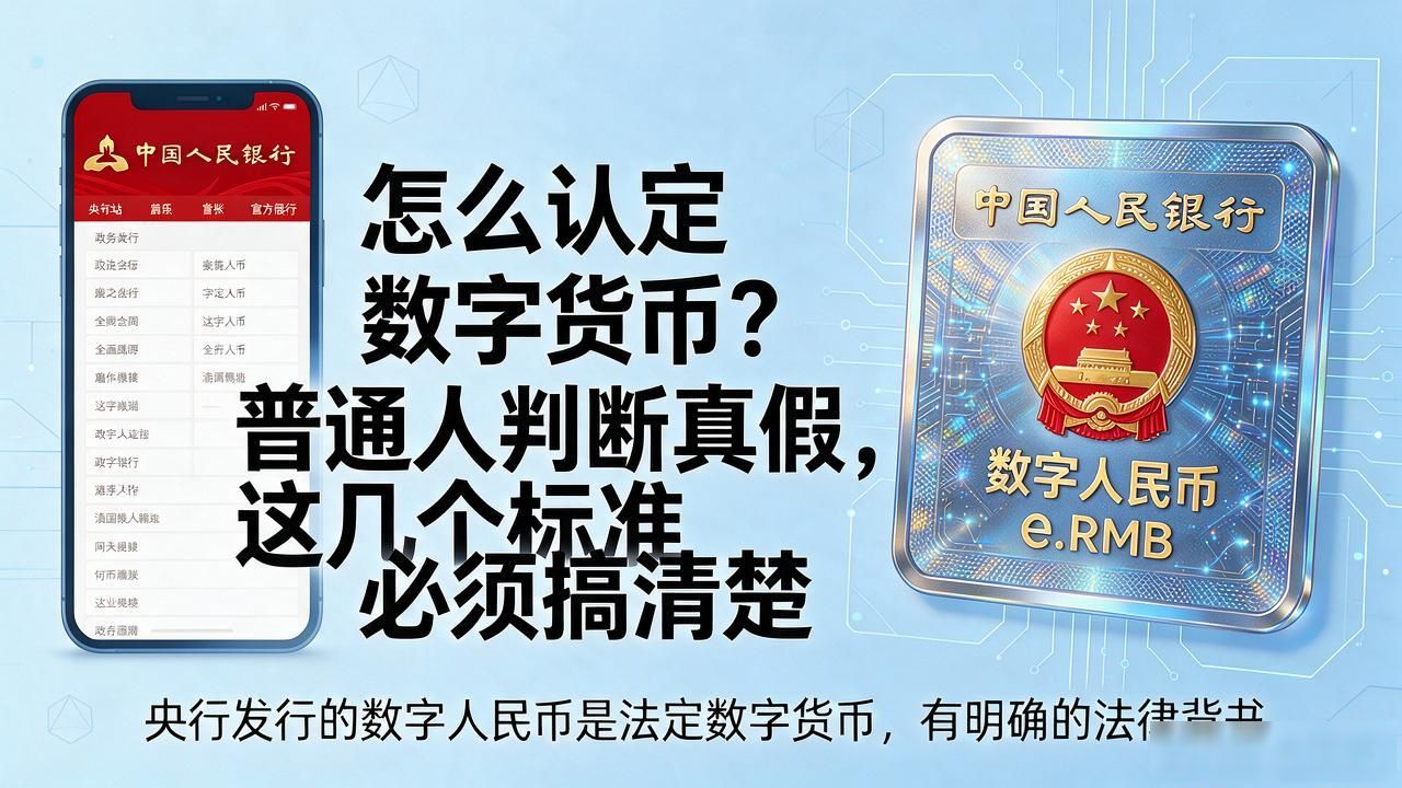 怎么认定数字货币？普通人判断真假，这几个标准必须搞清楚