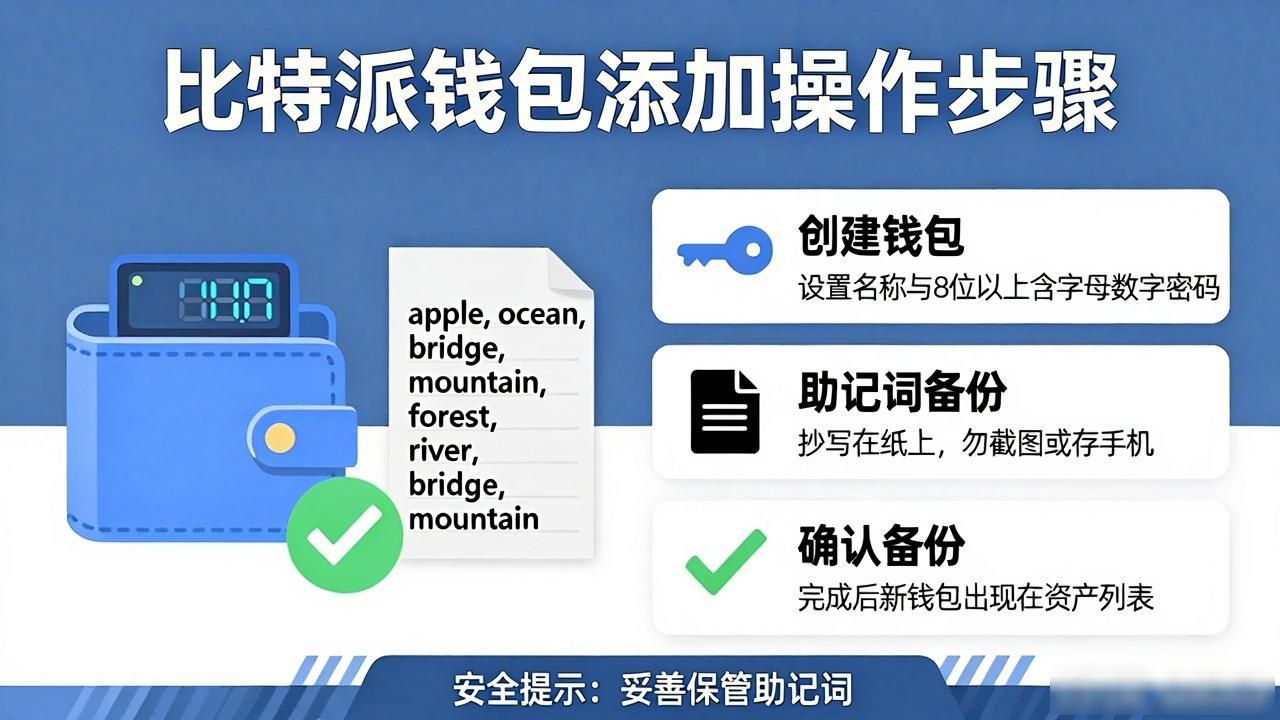 比特派钱包怎么添加钱包？新手操作步骤详解
