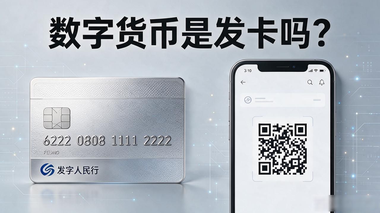 数字货币是发卡吗？在银行干了十年，给你掰开揉碎说清楚