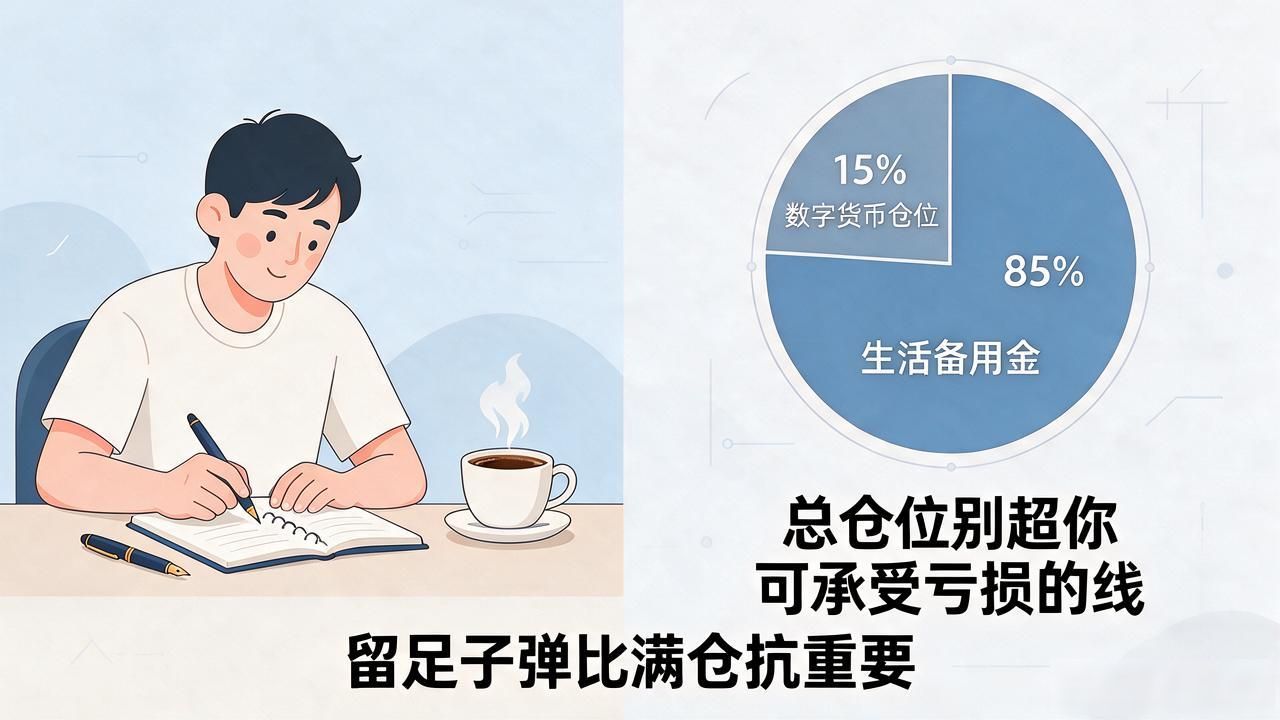 刚学数字货币建仓，仓位怎么配、什么时候买，过来人跟你掰扯清楚