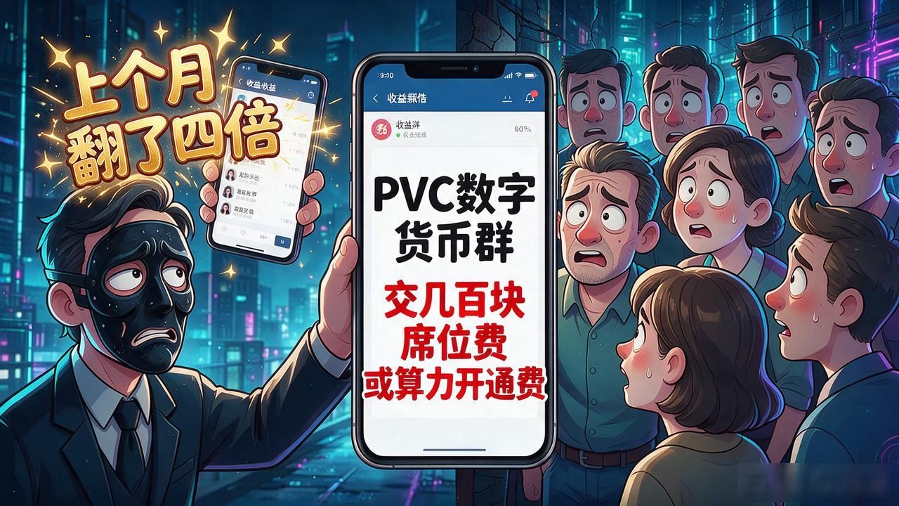 PVC数字货币群？名字一出来就不是正经东西，别搜了