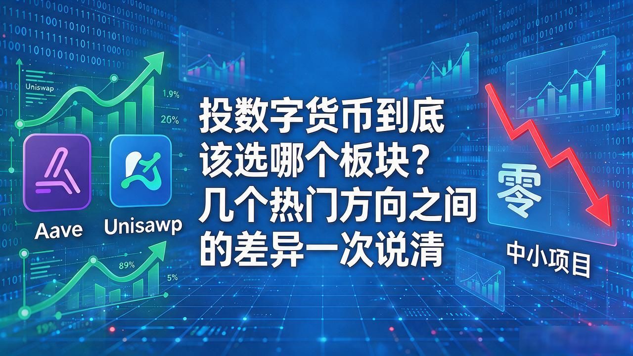 投数字货币到底该选哪个板块？几个热门方向之间的差异一次说清
