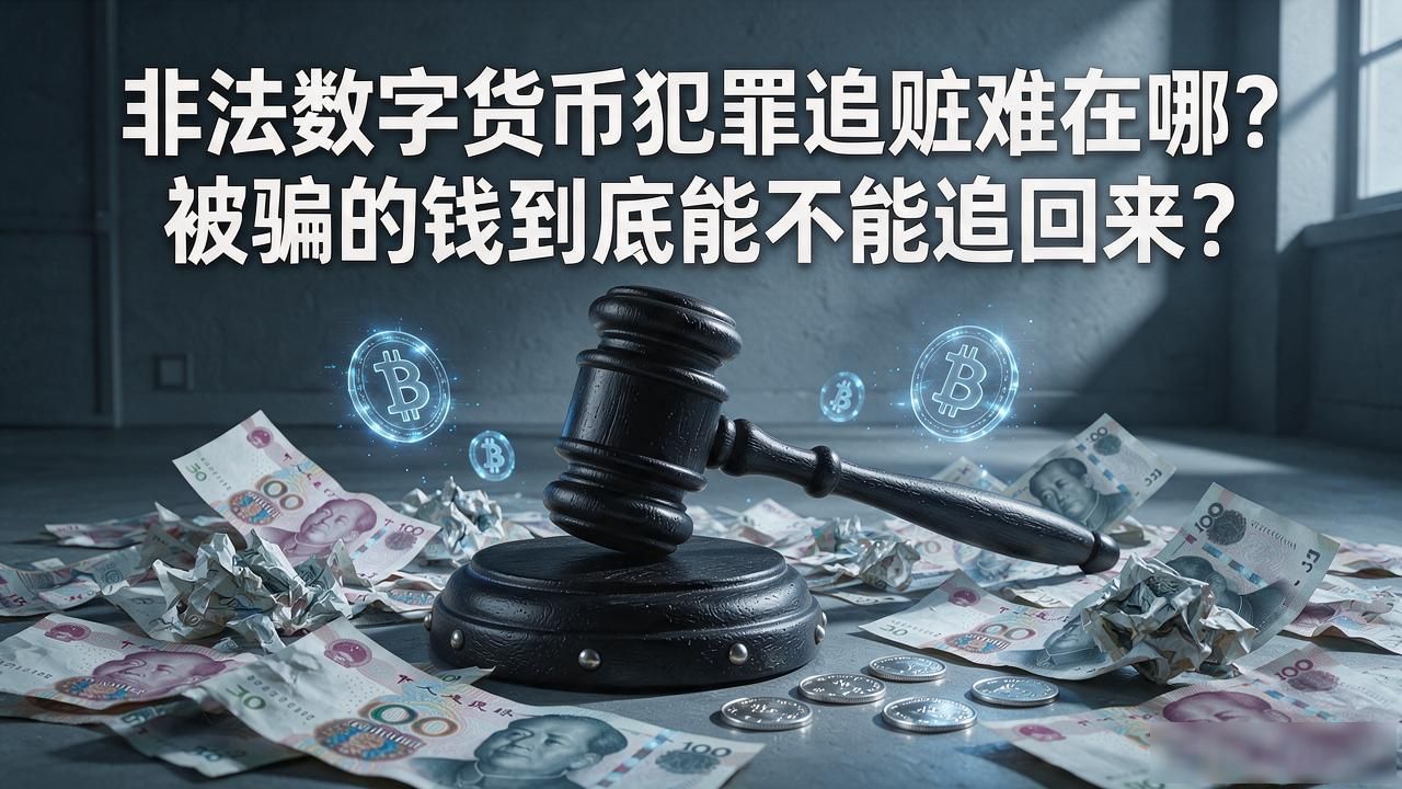 非法数字货币犯罪追赃难在哪？被骗的钱到底能不能追回来