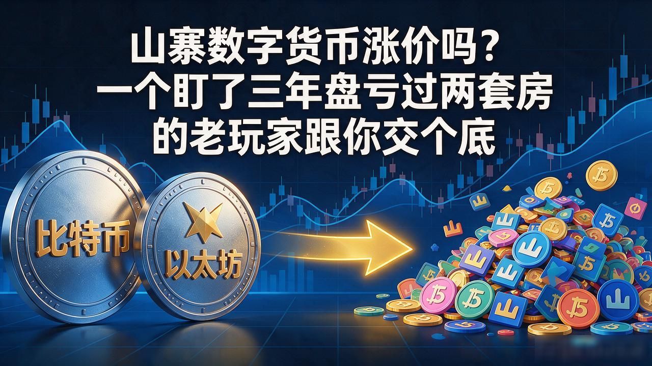 山寨数字货币涨价吗？一个盯了三年盘亏过两套房的老玩家跟你交个底