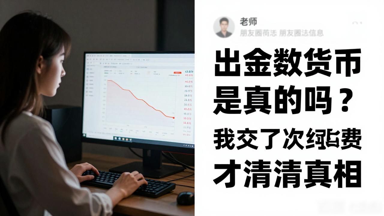 出金数字货币是真的吗？我交了三次手续费才看清真相