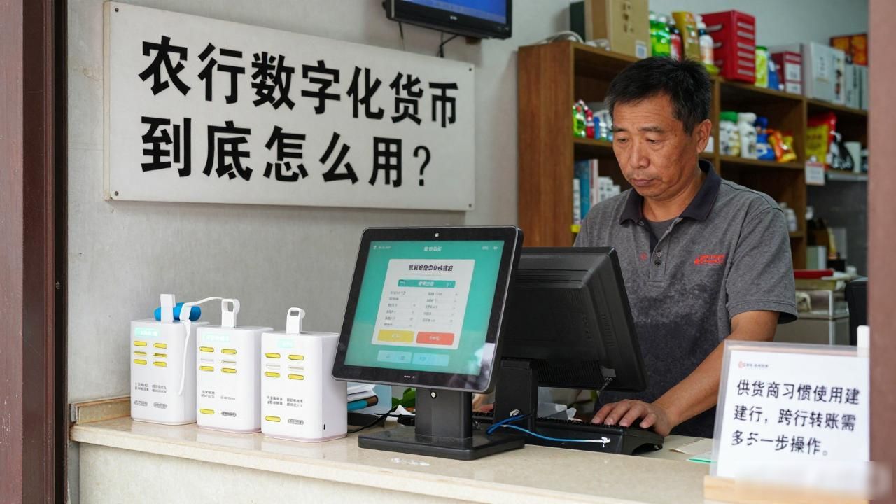农行数字化货币到底怎么用？开了十年小店的老板跟你说几句实话
