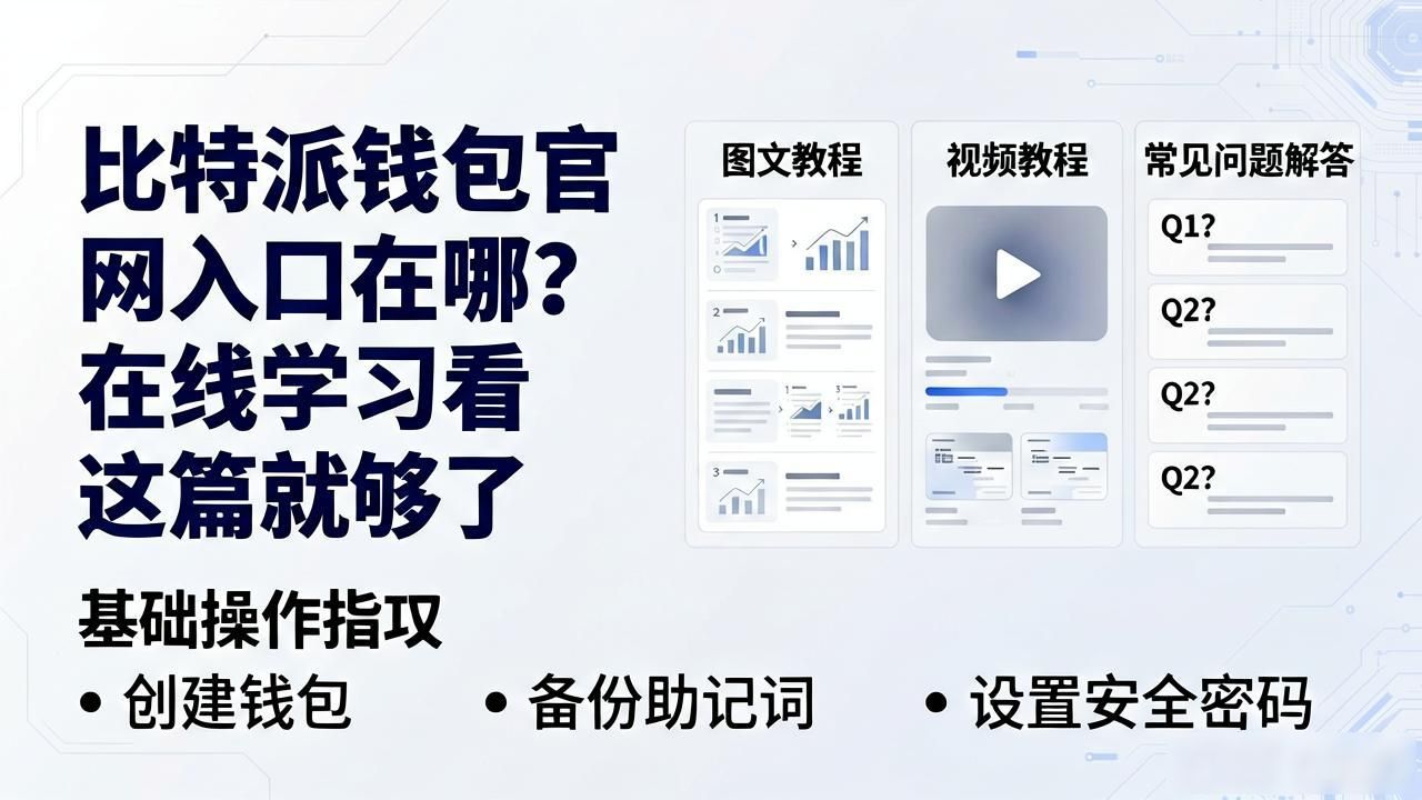 比特派钱包官网入口在哪？在线学习看这篇就够了