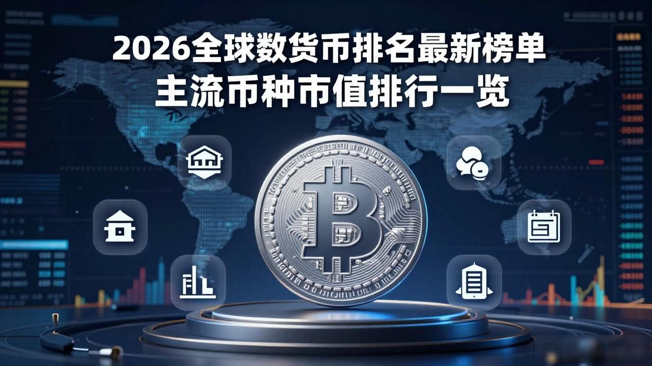 2026全球数字货币排名最新榜单 主流币种市值排行一览