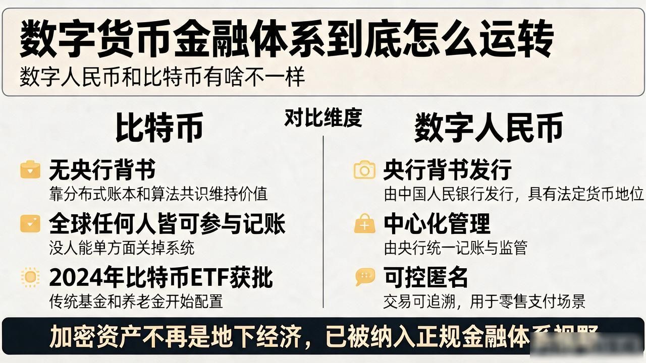 数字货币金融体系分析_数字人民币与比特币核心差异分析_数字货币对银行风控的影响