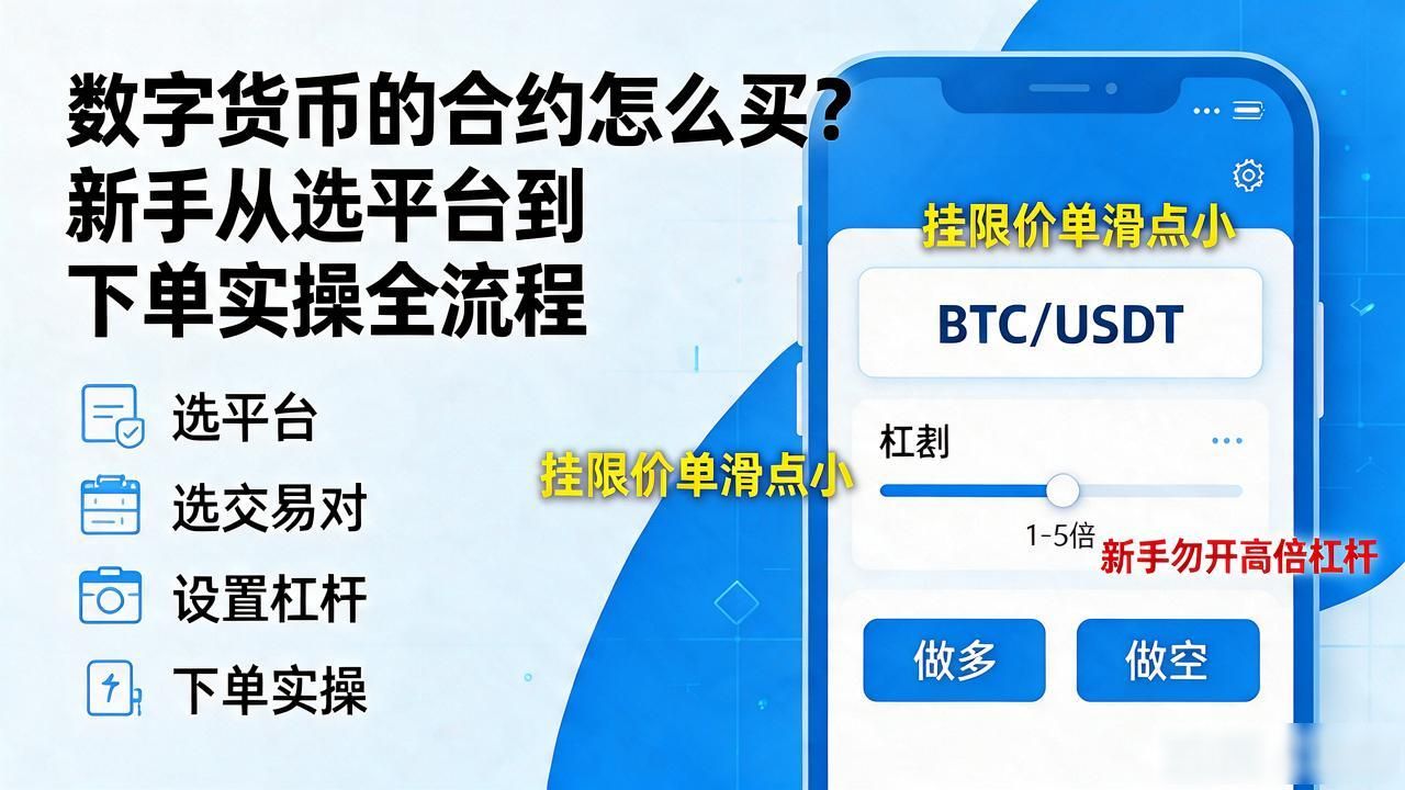 数字货币合约交易新手入门指南_Binance和OKX USDT本位合约操作教程_数字货币的合约怎么买