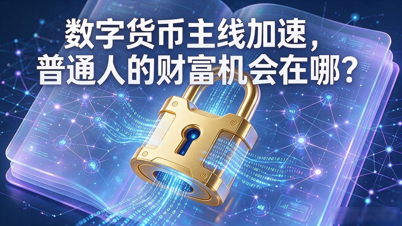 数字货币主线加速，普通人的财富机会在哪？