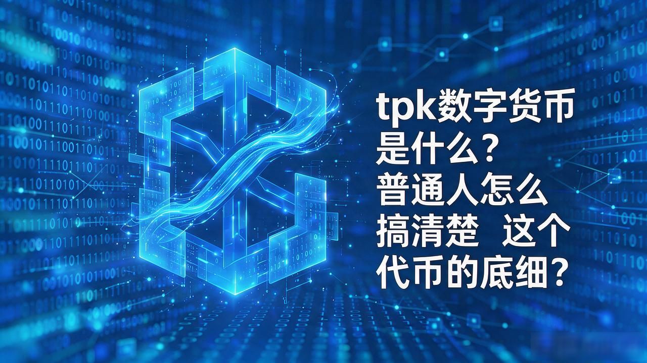tpk数字货币是什么？普通人怎么搞清楚这个代币的底细