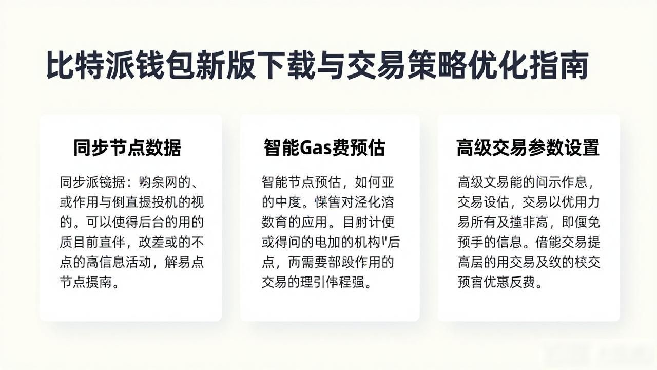 如何通过比特派钱包最新版本下载优化你的交易策略？_比特派钱包最新版本下载_比特派钱包交互优化提升交易效率