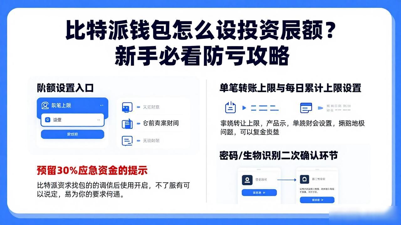 比特派钱包怎么设投资限额？新手必看防亏攻略
