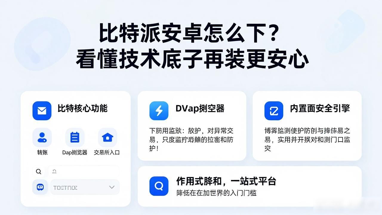 比特派安卓怎么下？看懂技术底子再装更安心