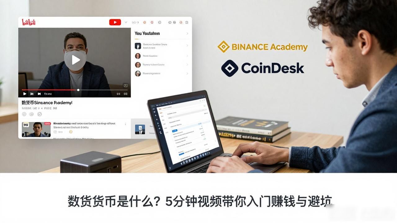 数字货币是什么？5分钟视频带你入门赚钱与避坑