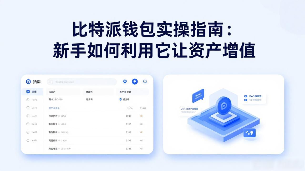 比特派钱包实操指南：新手如何利用它让资产增值