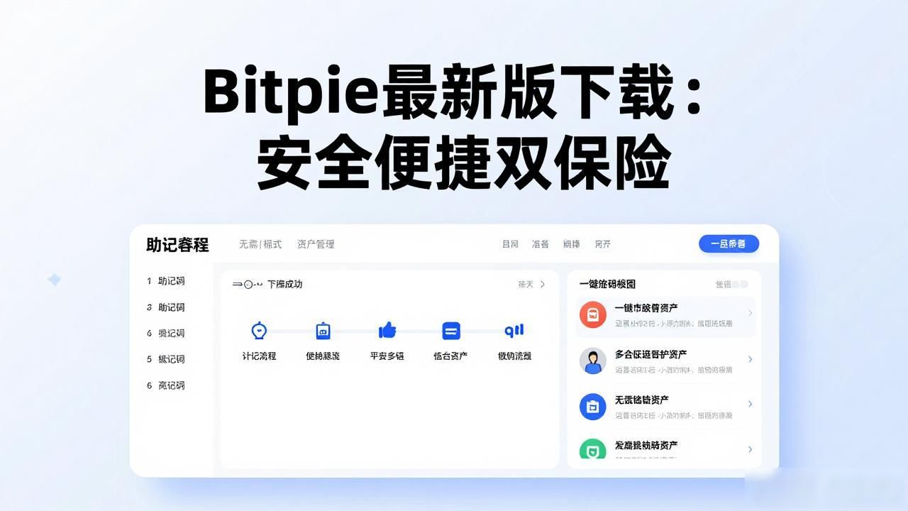 Bitpie最新版下载：安全便捷双保险