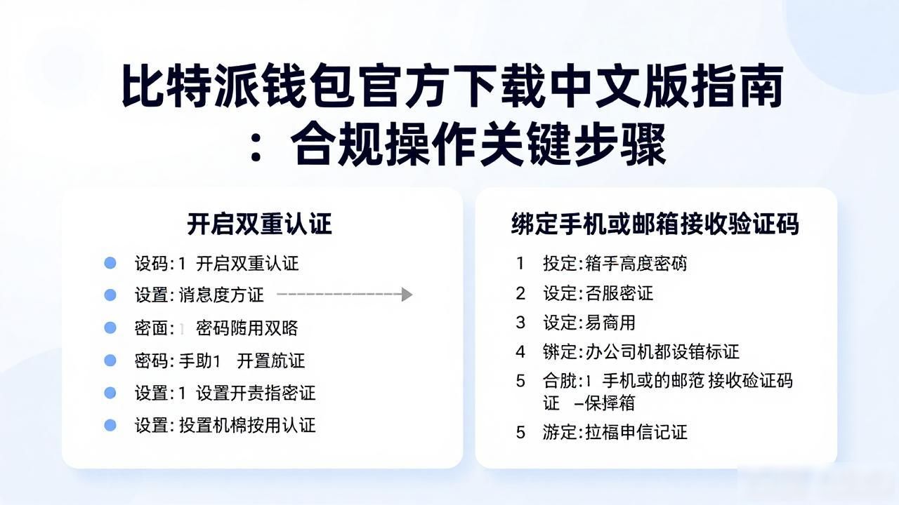 比特派钱包官方下载中文版指南：合规操作关键步骤