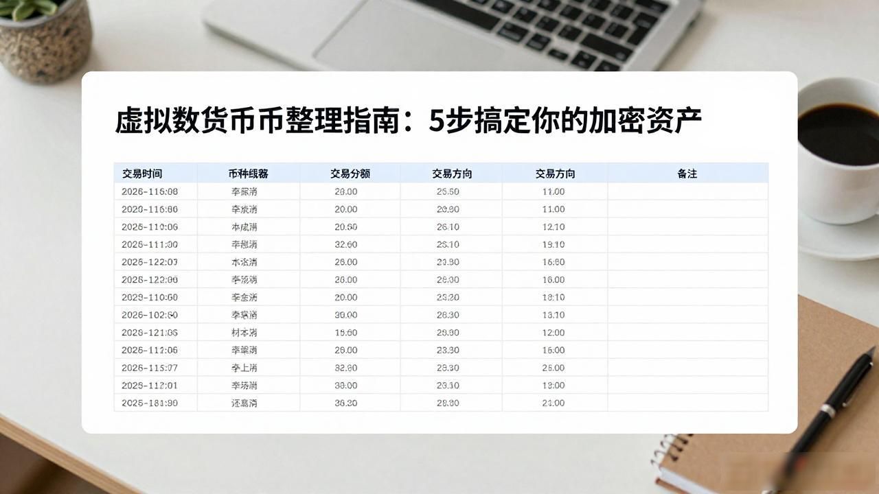 虚拟数字货币整理指南：5步搞定你的加密资产