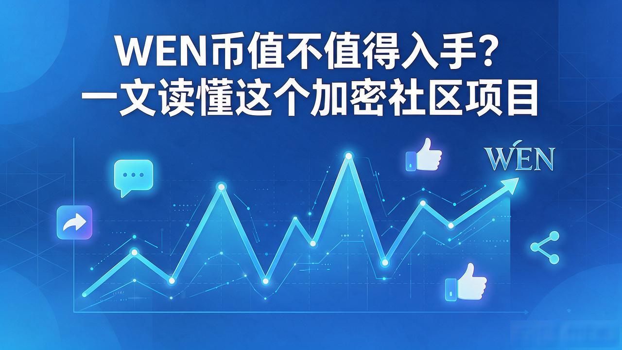 WEN币值不值得入手？一文读懂这个加密社区项目