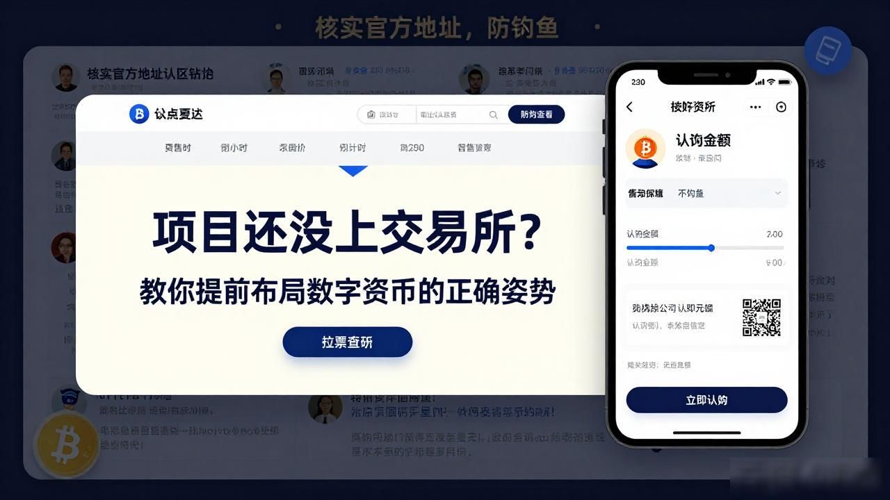 项目还没上交易所？教你提前布局数字货币的正确姿势