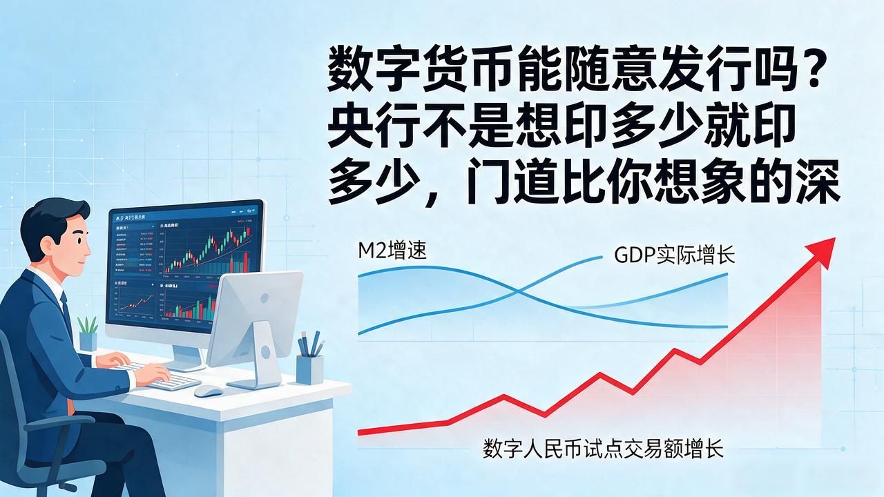 数字货币能随意发行吗？央行不是想印多少就印多少，门道比你想象的深