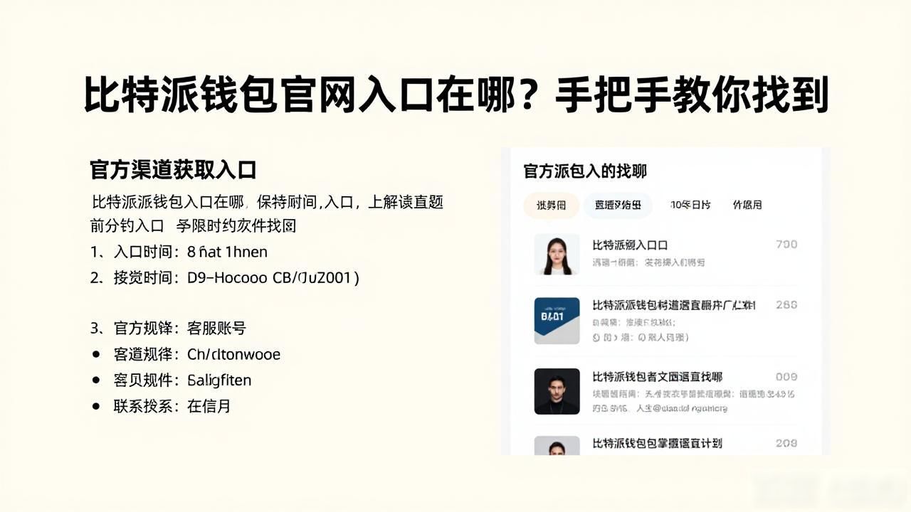比特派钱包官网入口在哪？手把手教你找到