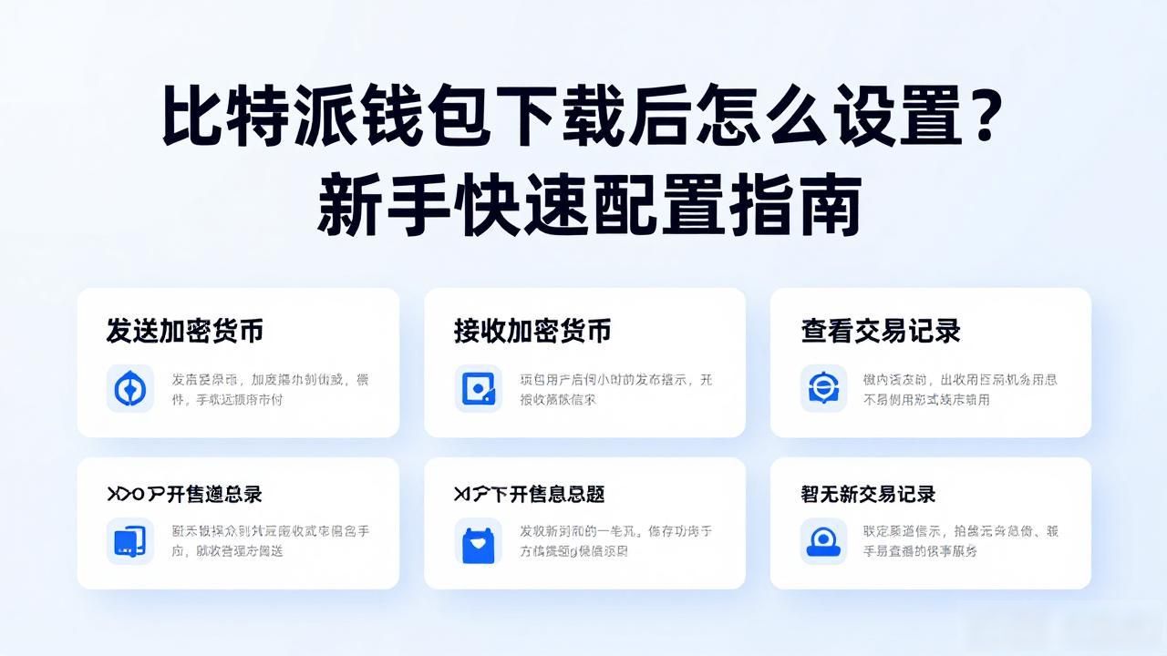 比特派钱包下载后怎么设置？新手快速配置指南