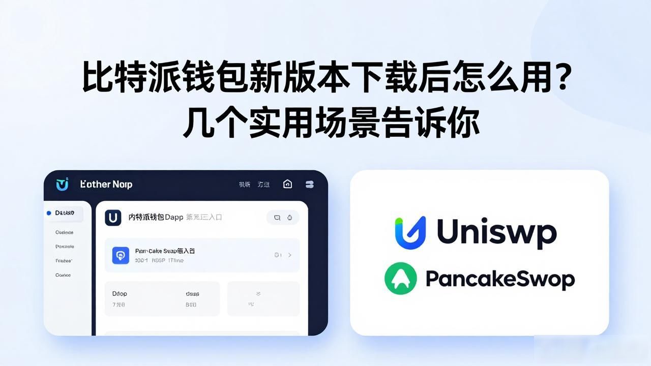 比特派钱包新版本下载后怎么用？几个实用场景告诉你